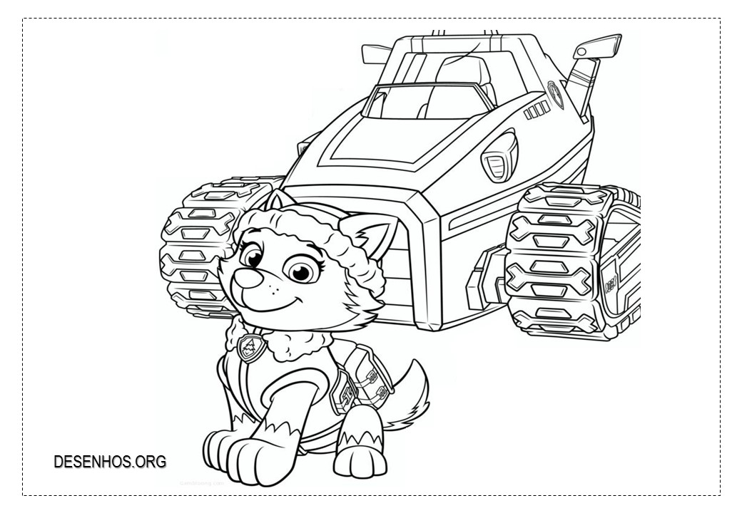desenhos para colorir patrulha canina 15