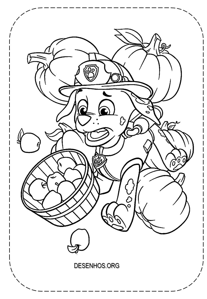 desenhos para colorir patrulha canina 16