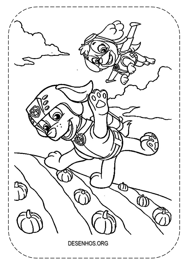 desenhos para colorir patrulha canina 162