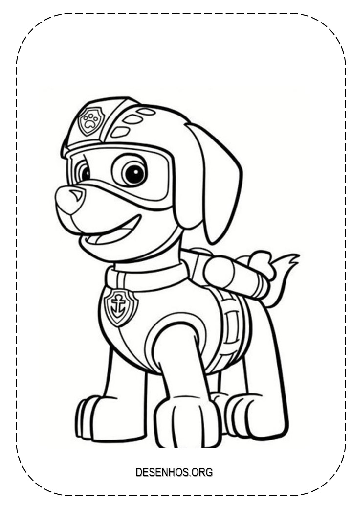 desenhos para colorir patrulha canina 170