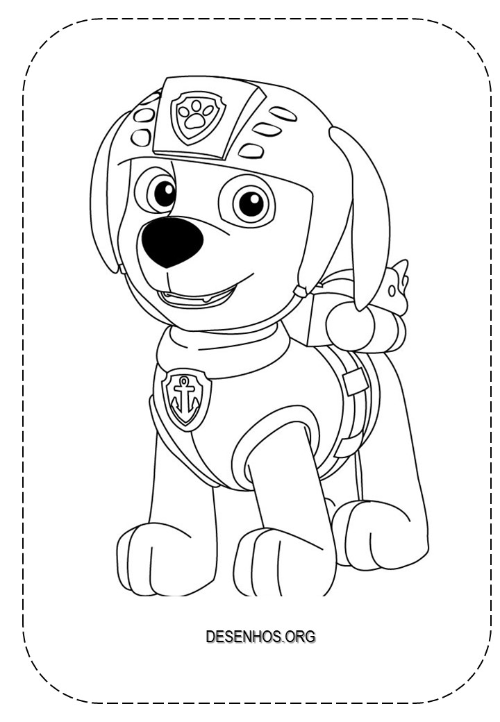 desenhos para colorir patrulha canina 176
