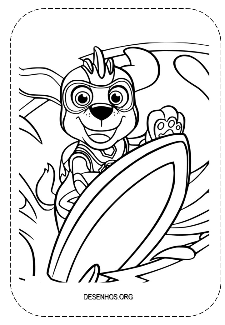 desenhos para colorir patrulha canina 179