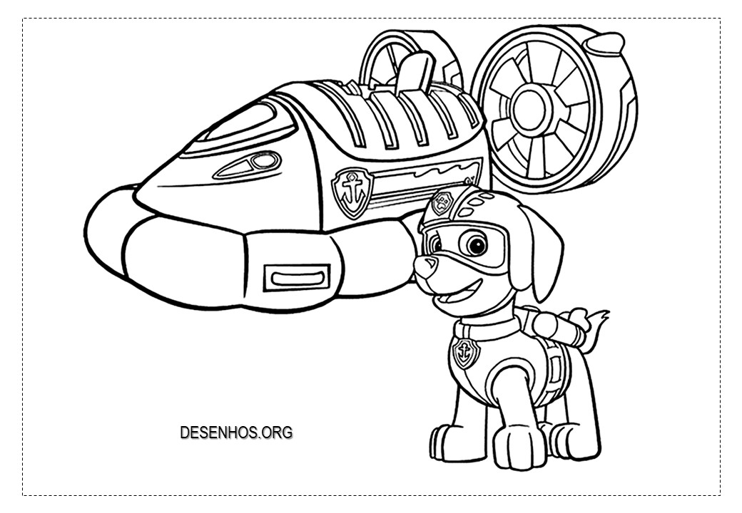 desenhos para colorir patrulha canina 181