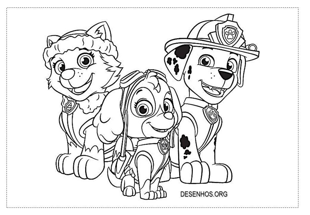 desenhos para colorir patrulha canina 186 desenhos para colorir patrulha canina 186