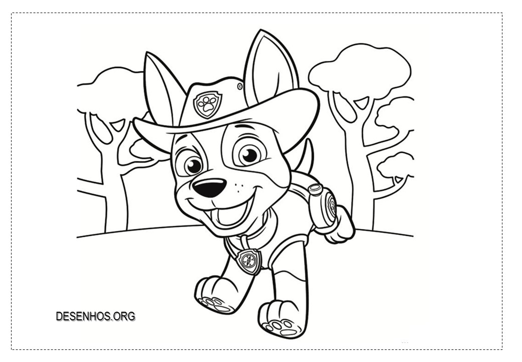 desenhos para colorir patrulha canina 187