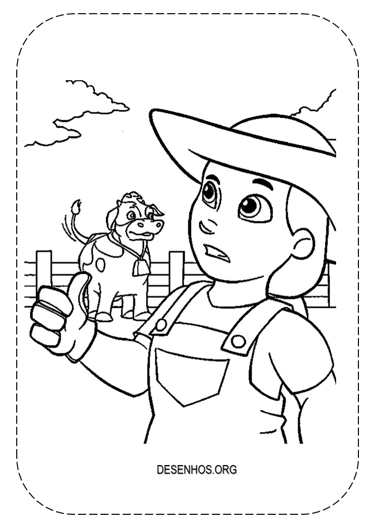 desenhos para colorir patrulha canina 190