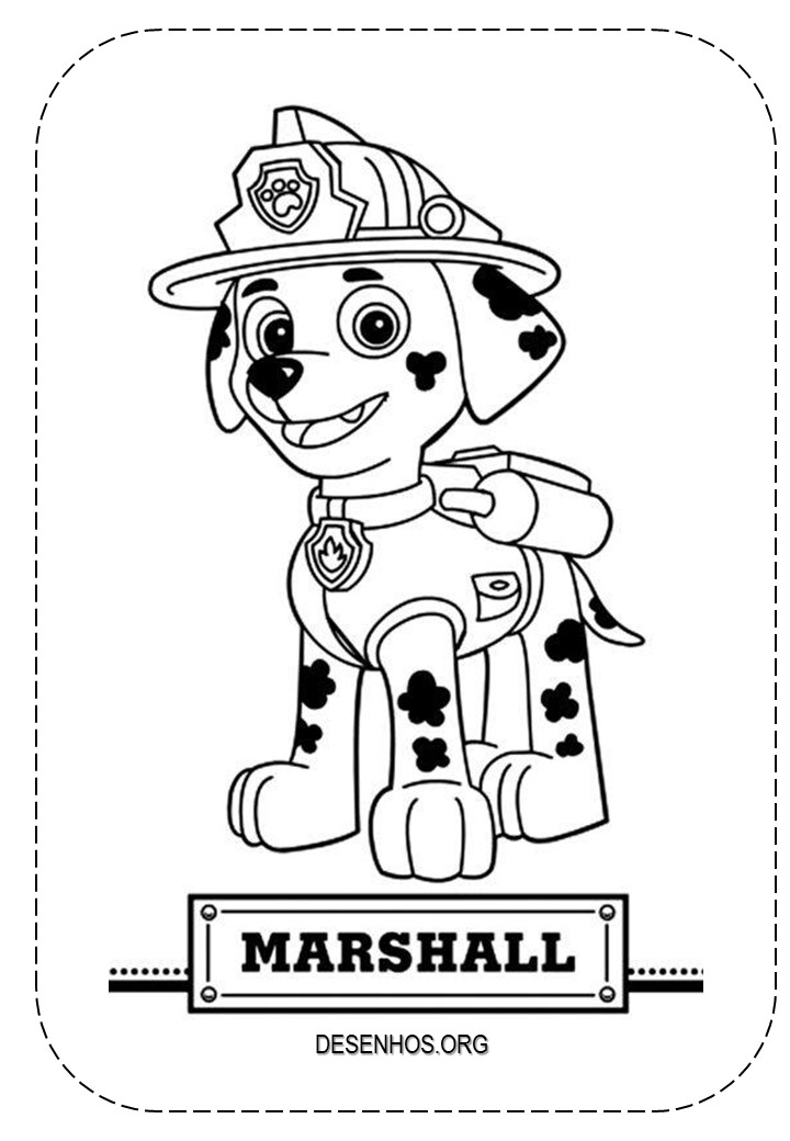 desenhos para colorir patrulha canina 20