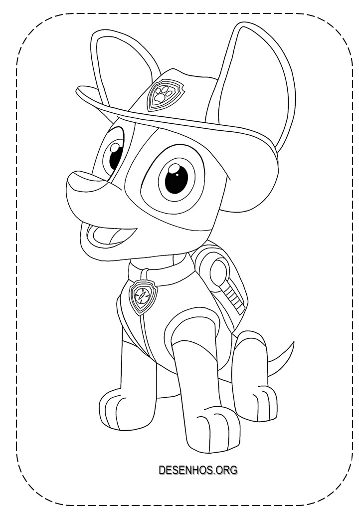 desenhos para colorir patrulha canina 206