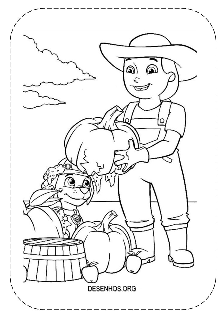desenhos para colorir patrulha canina 209