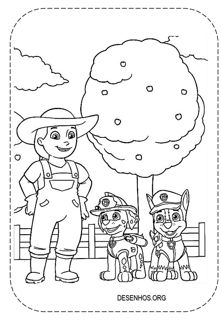 desenhos para colorir patrulha canina 21