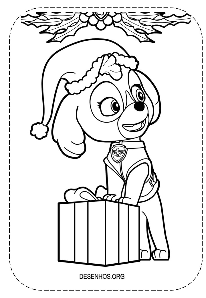 desenhos para colorir patrulha canina 211