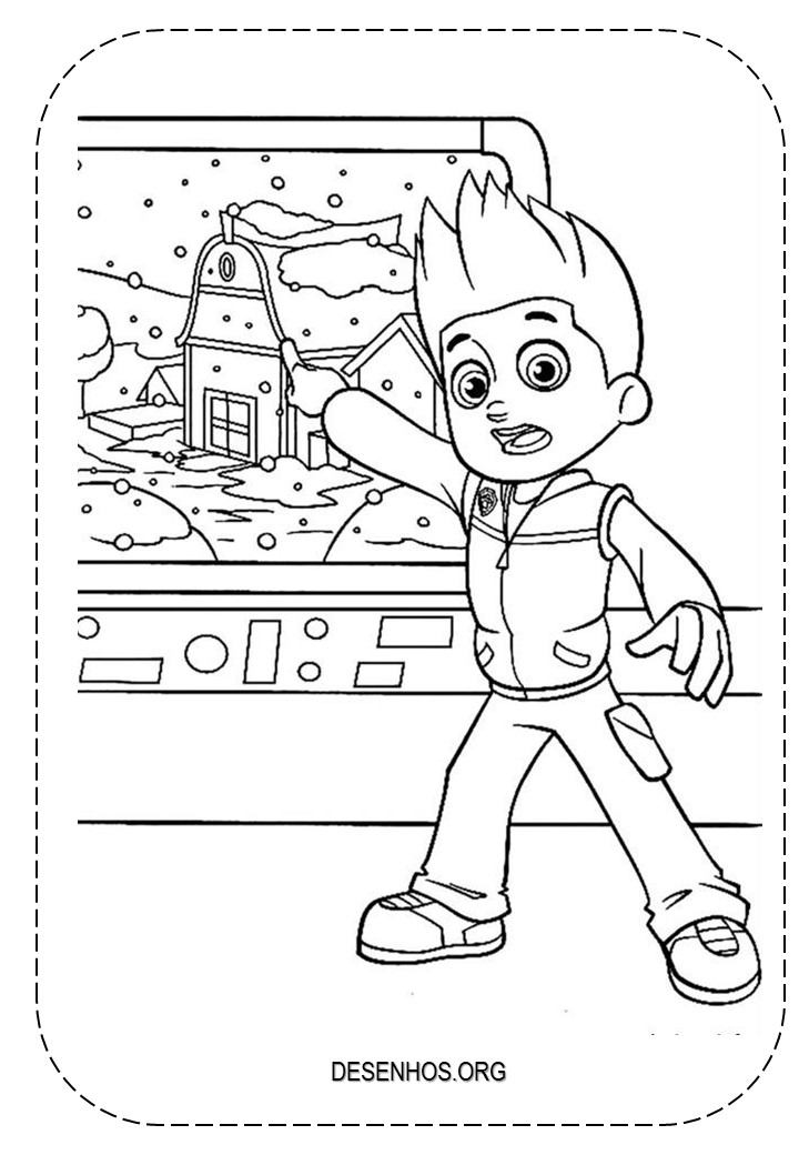 desenhos para colorir patrulha canina 213
