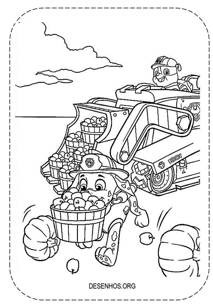 desenhos para colorir patrulha canina 22