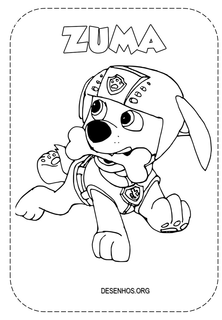 desenhos para colorir patrulha canina 221