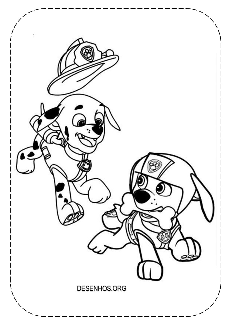 desenhos para colorir patrulha canina 23