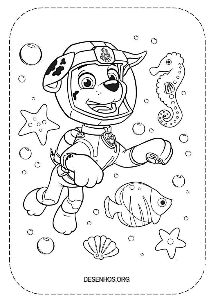 desenhos para colorir patrulha canina 33