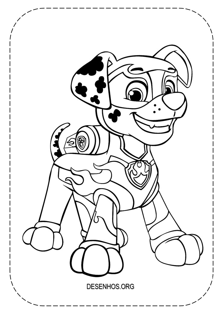 desenhos para colorir patrulha canina 34