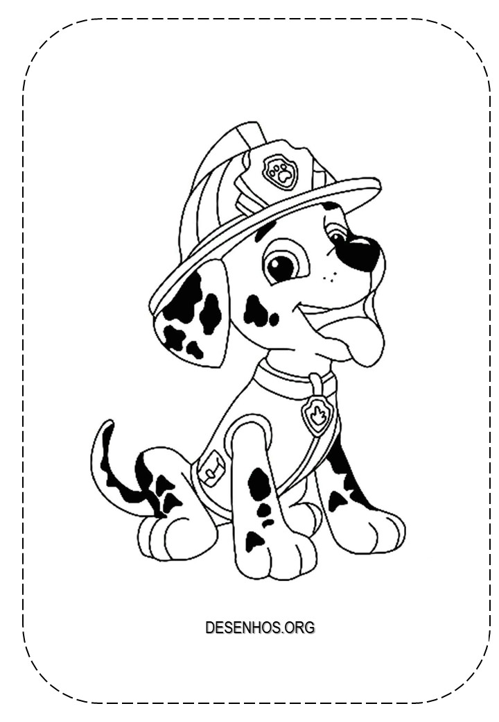 desenhos para colorir patrulha canina 35