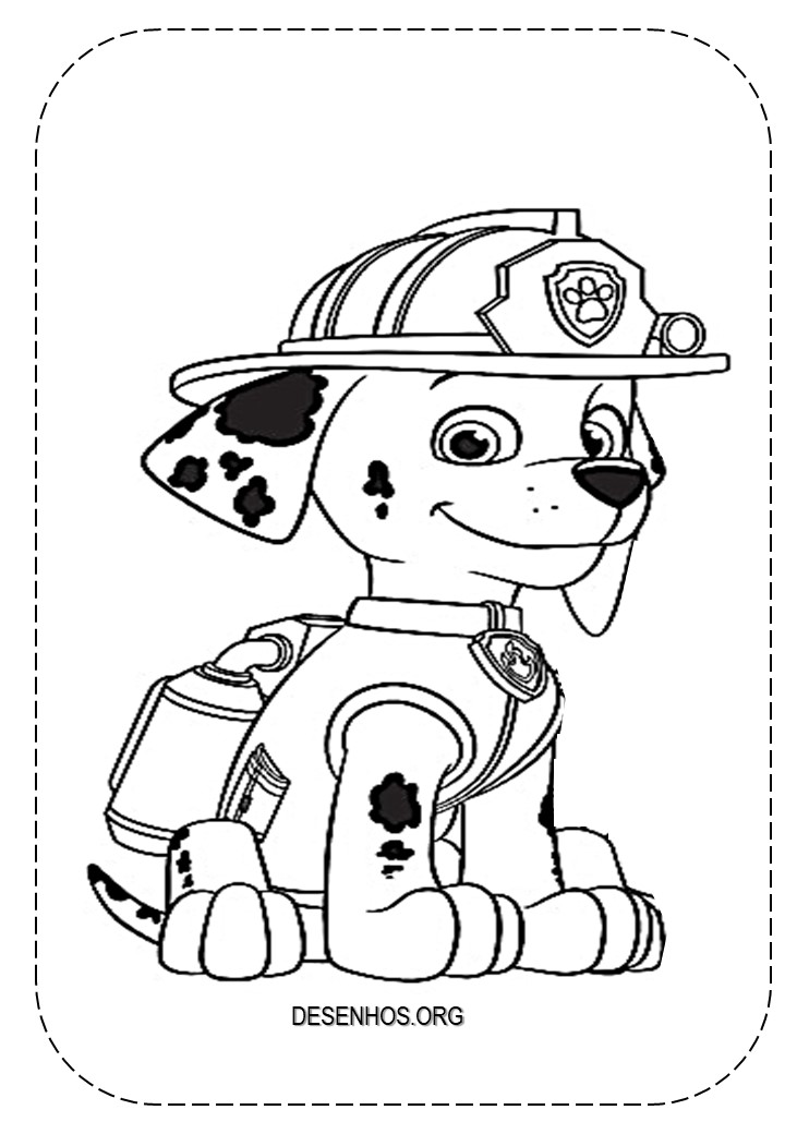 desenhos para colorir patrulha canina 40
