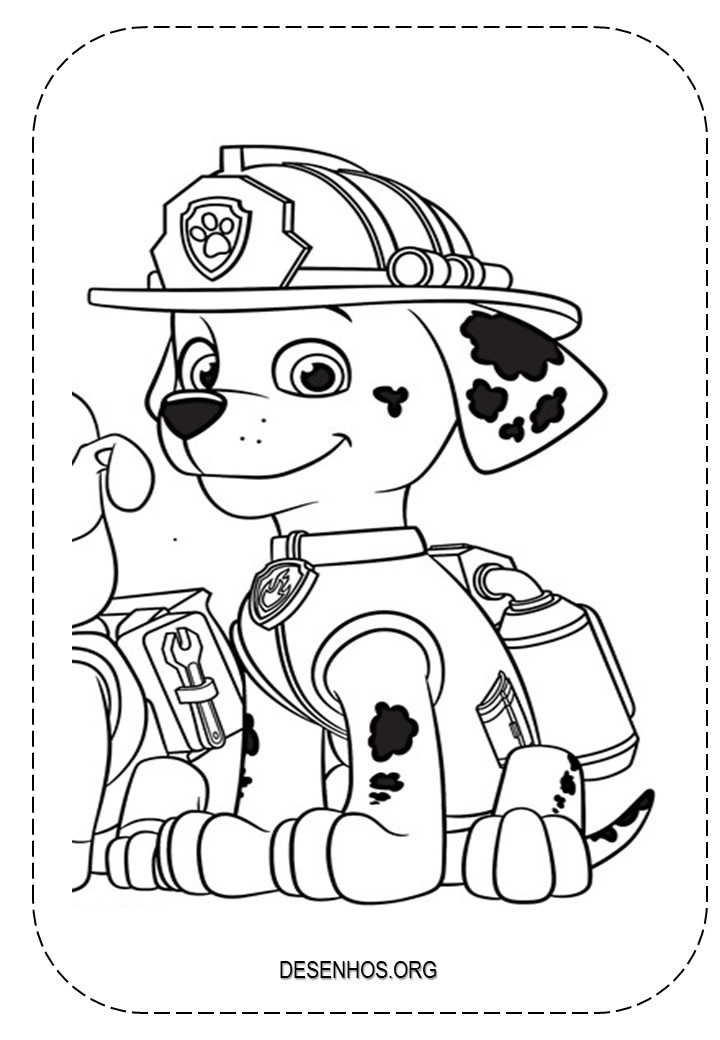 desenhos para colorir patrulha canina 41