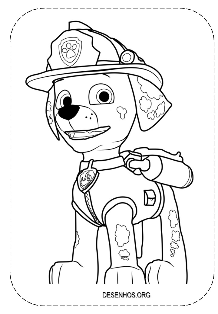 desenhos para colorir patrulha canina 43