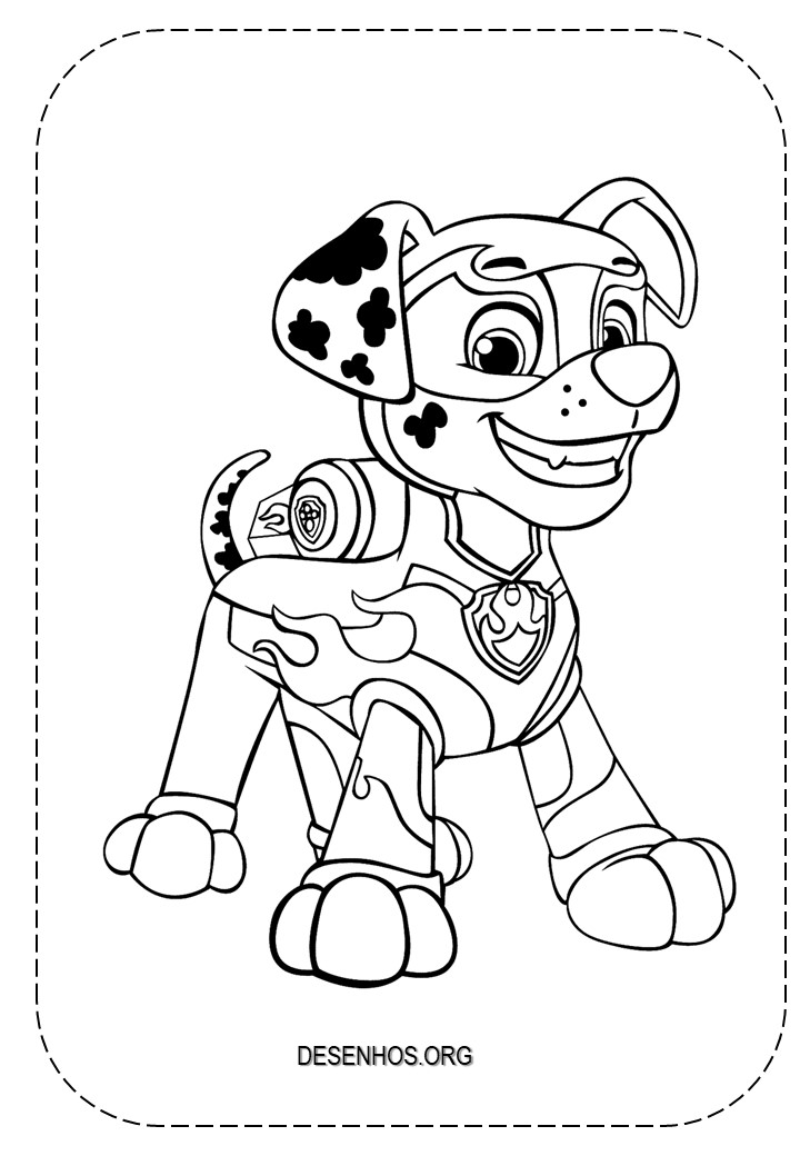 desenhos para colorir patrulha canina 44