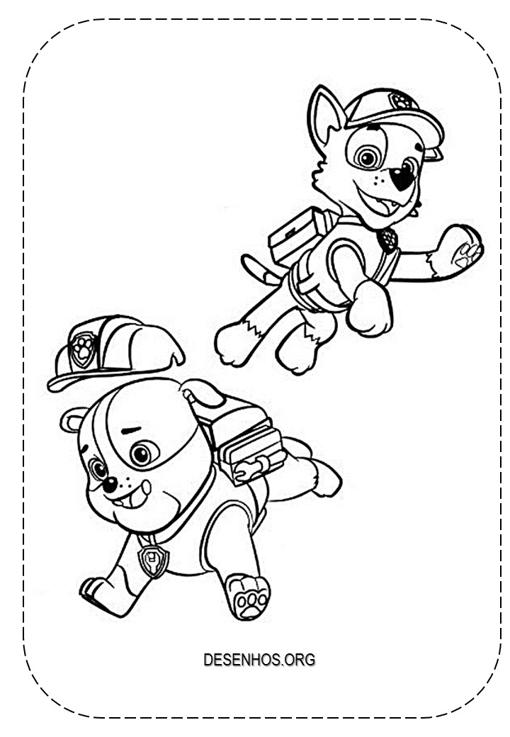 desenhos para colorir patrulha canina 63