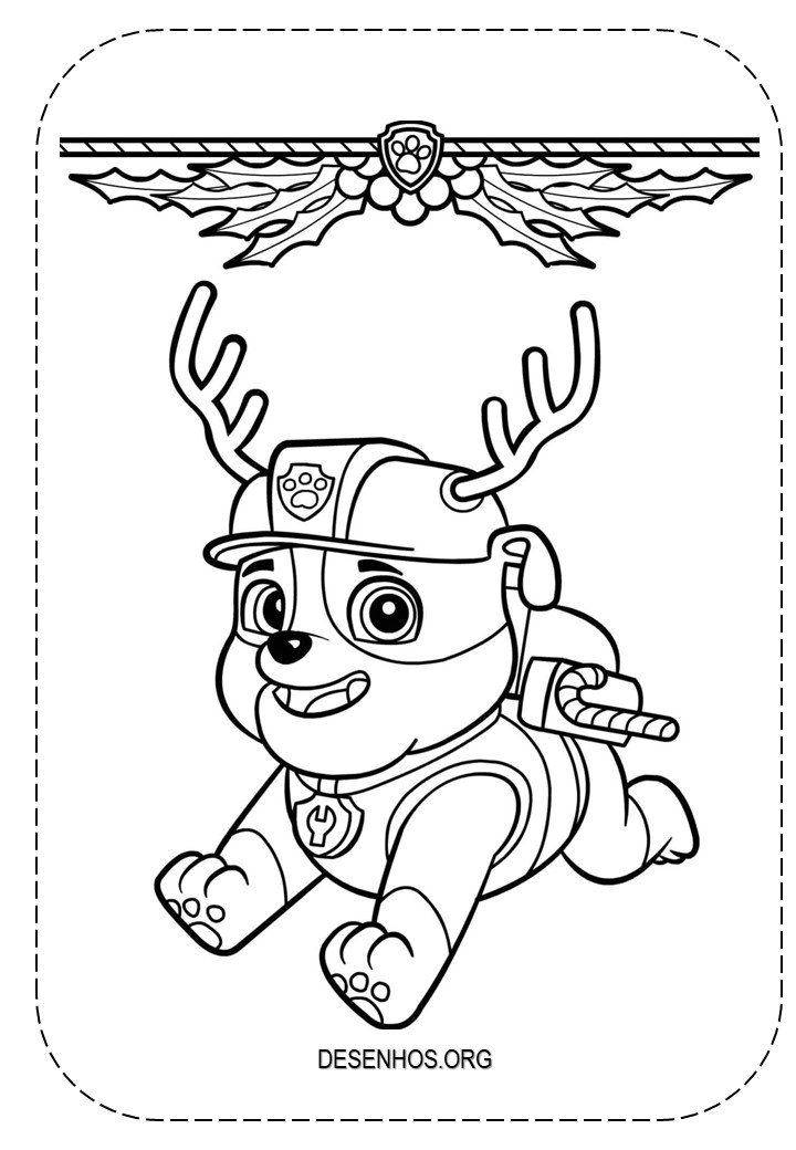 desenhos para colorir patrulha canina 69