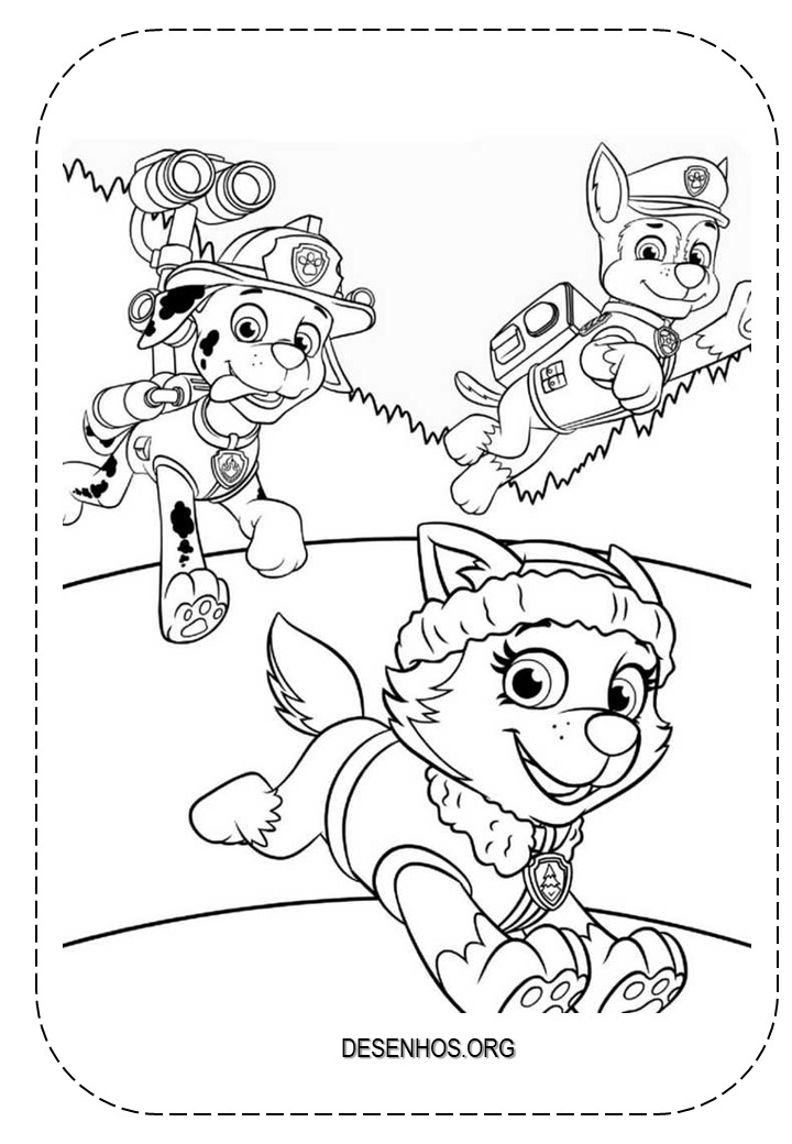 desenhos para colorir patrulha canina 7