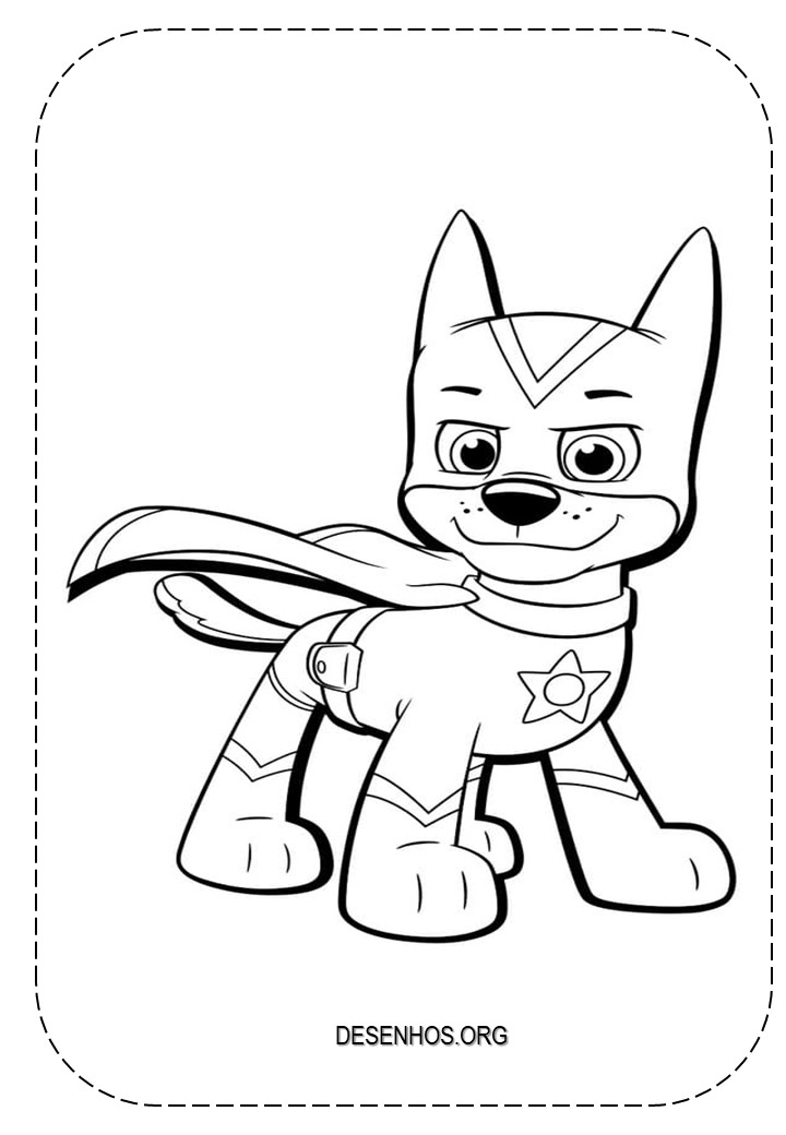 desenhos para colorir patrulha canina 74