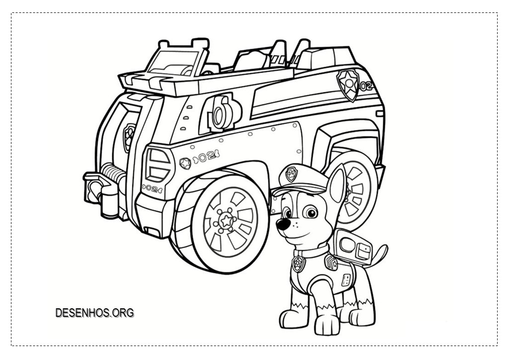 desenhos para colorir patrulha canina 77