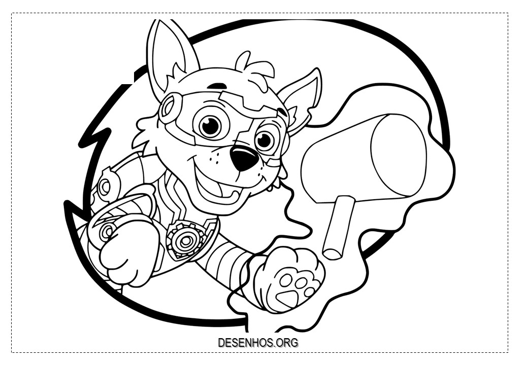 desenhos para colorir patrulha canina 79
