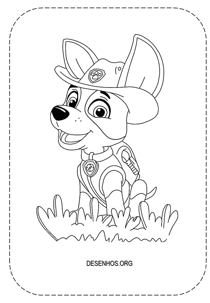desenhos para colorir patrulha canina 85