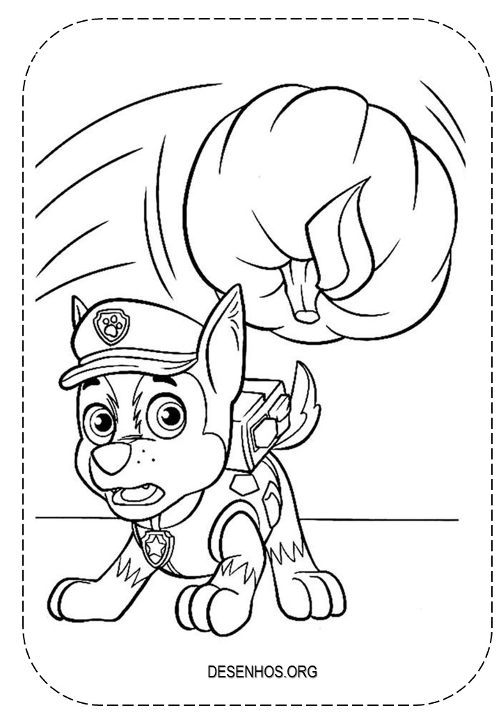 desenhos para colorir patrulha canina 86