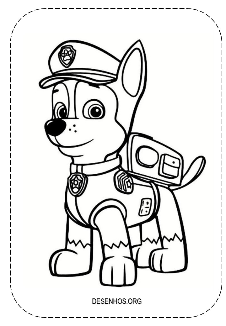 desenhos para colorir patrulha canina 88