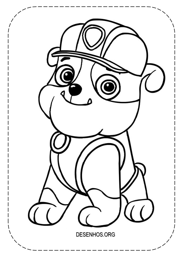 desenhos para colorir patrulha canina 91