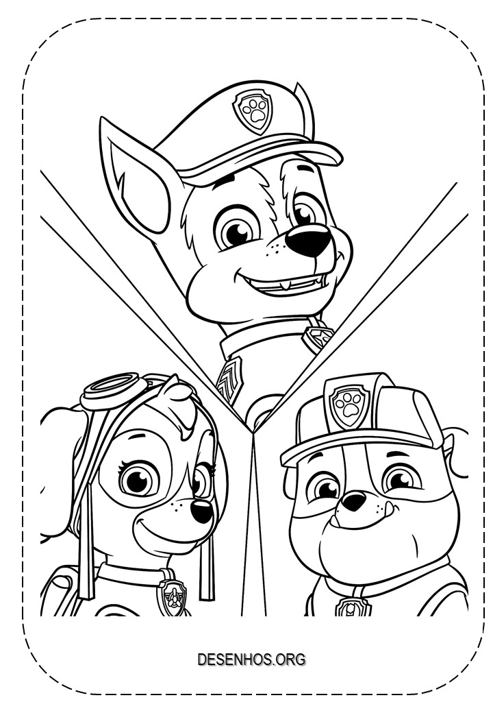 desenhos para colorir patrulha canina 94