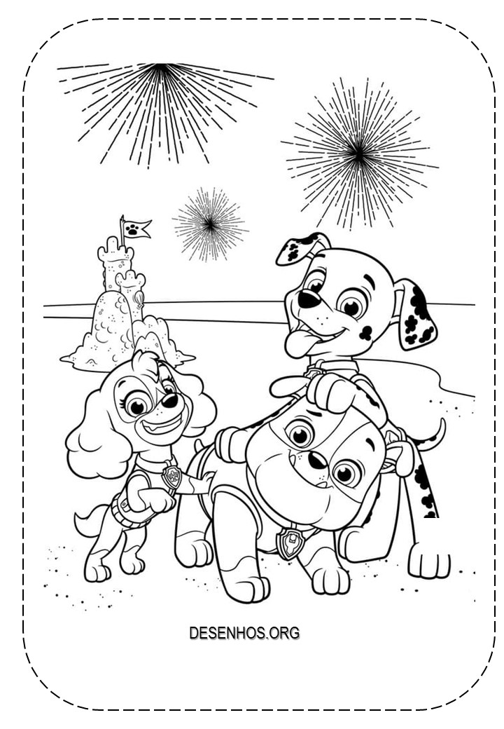 desenhos para colorir patrulha canina 97