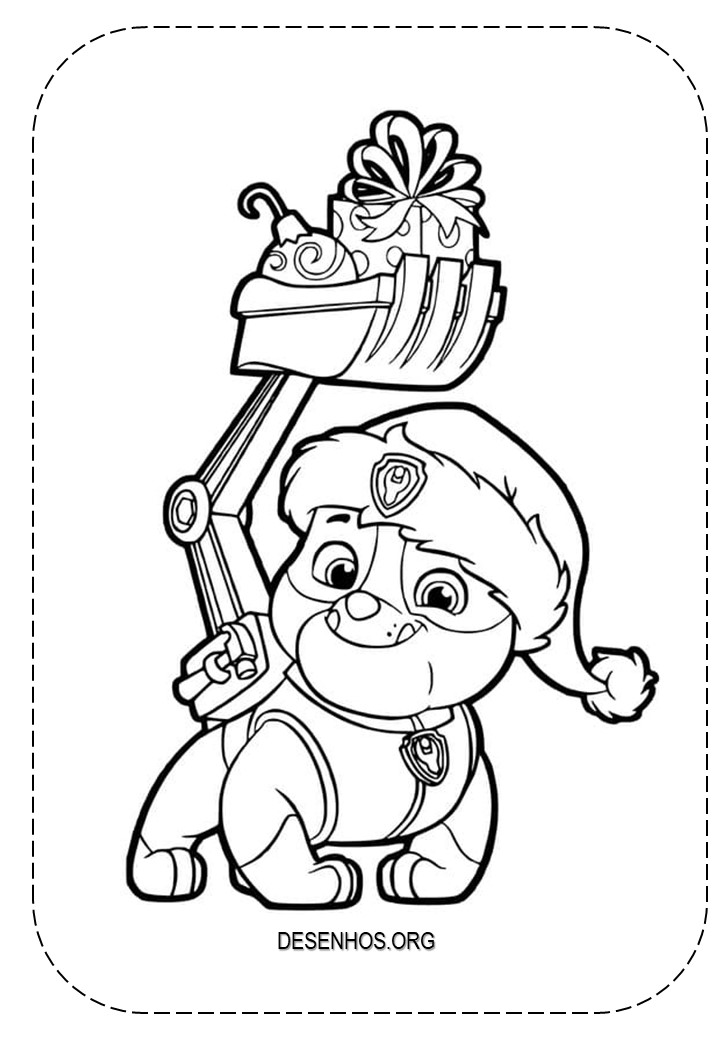 desenhos para colorir patrulha canina 99
