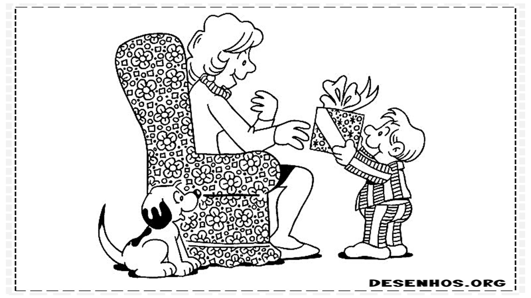 dia das mães para colorir 11