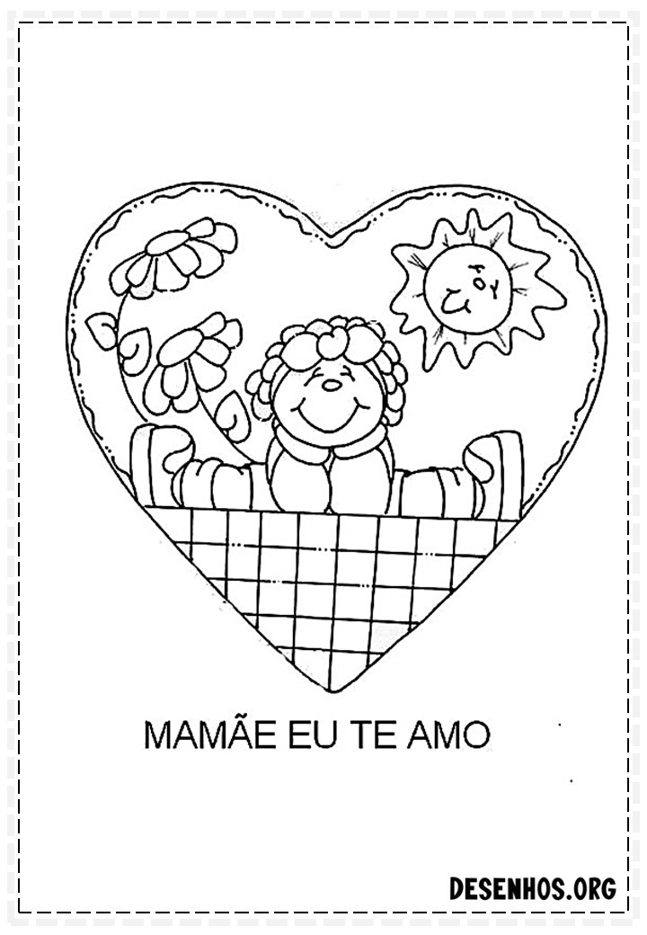 dia das mães para colorir 15
