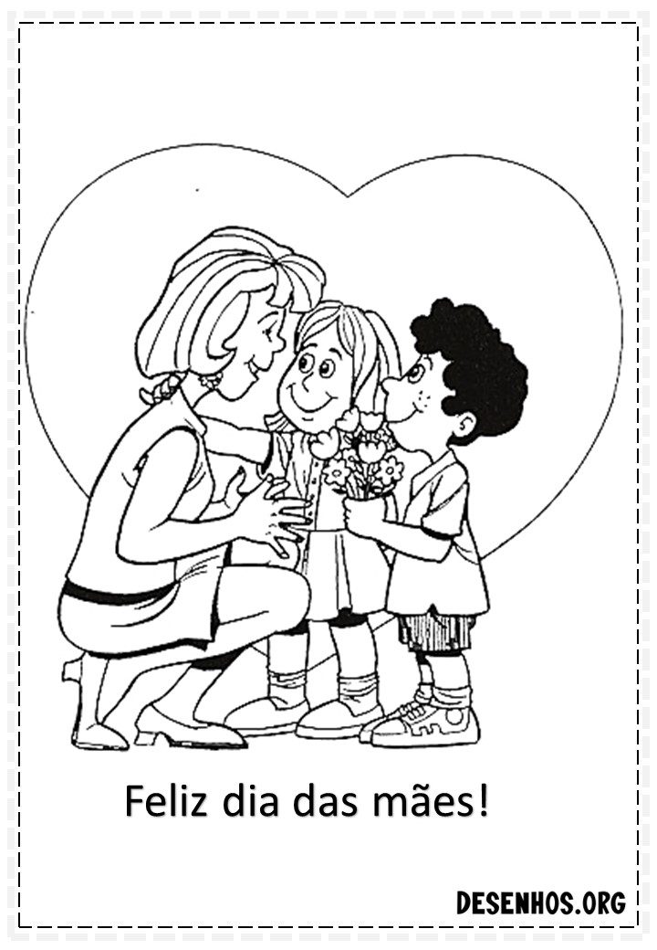 dia das mães para colorir 16
