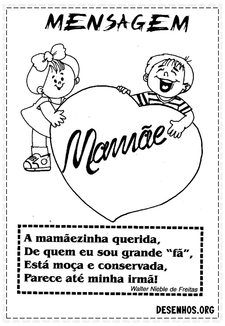 dia das mães para colorir 20