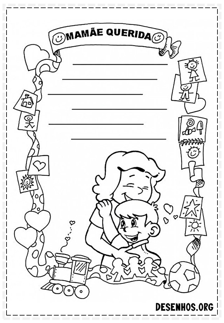 dia das mães para colorir 23