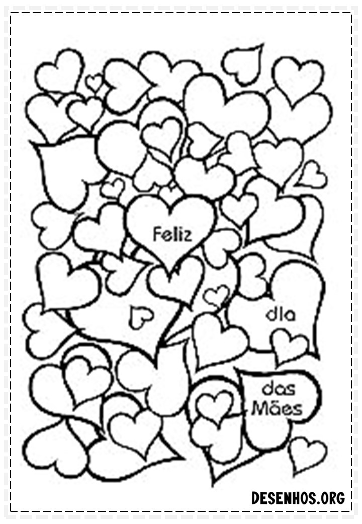 dia das mães para colorir 41