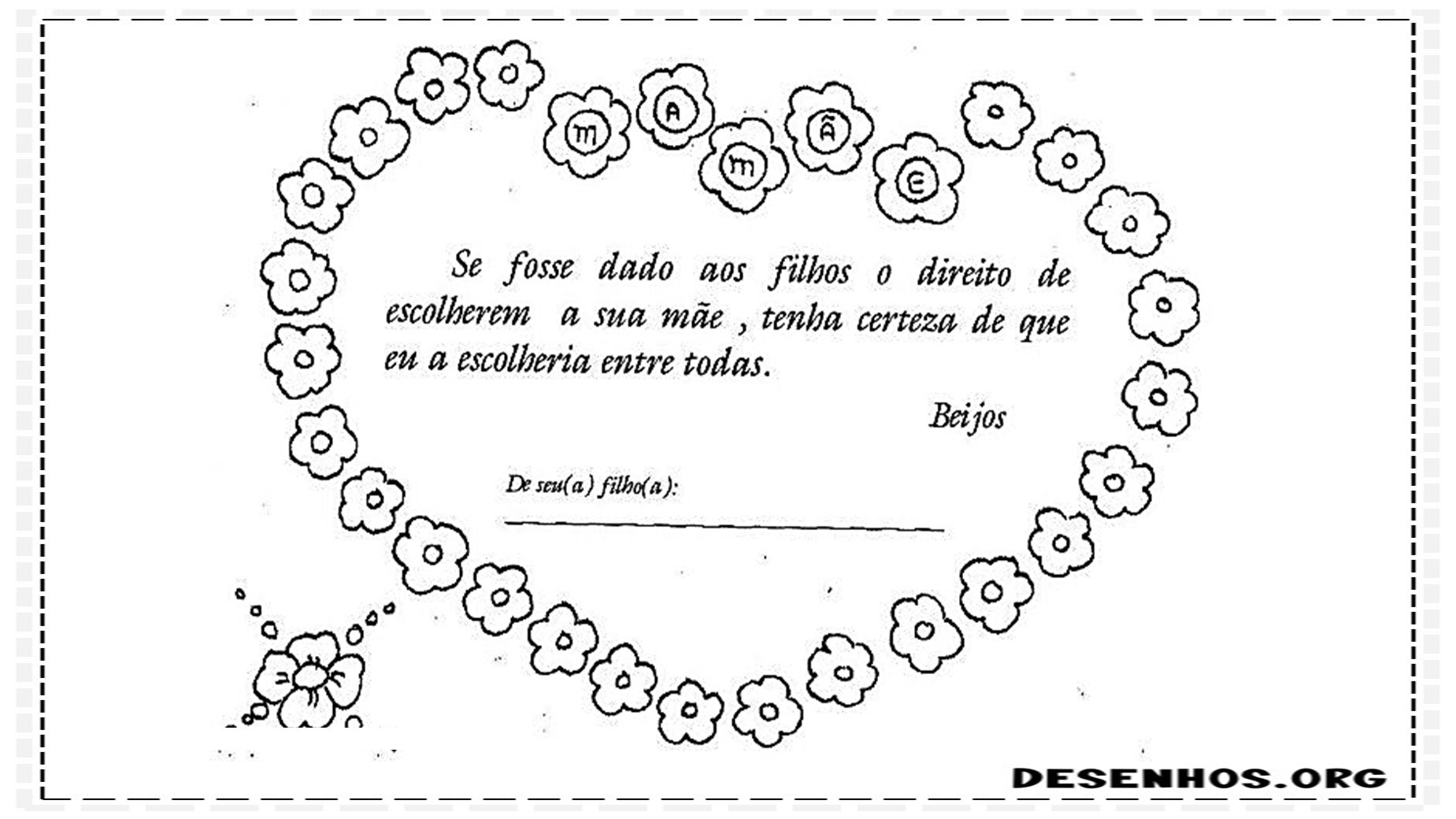 dia das mães para colorir 9