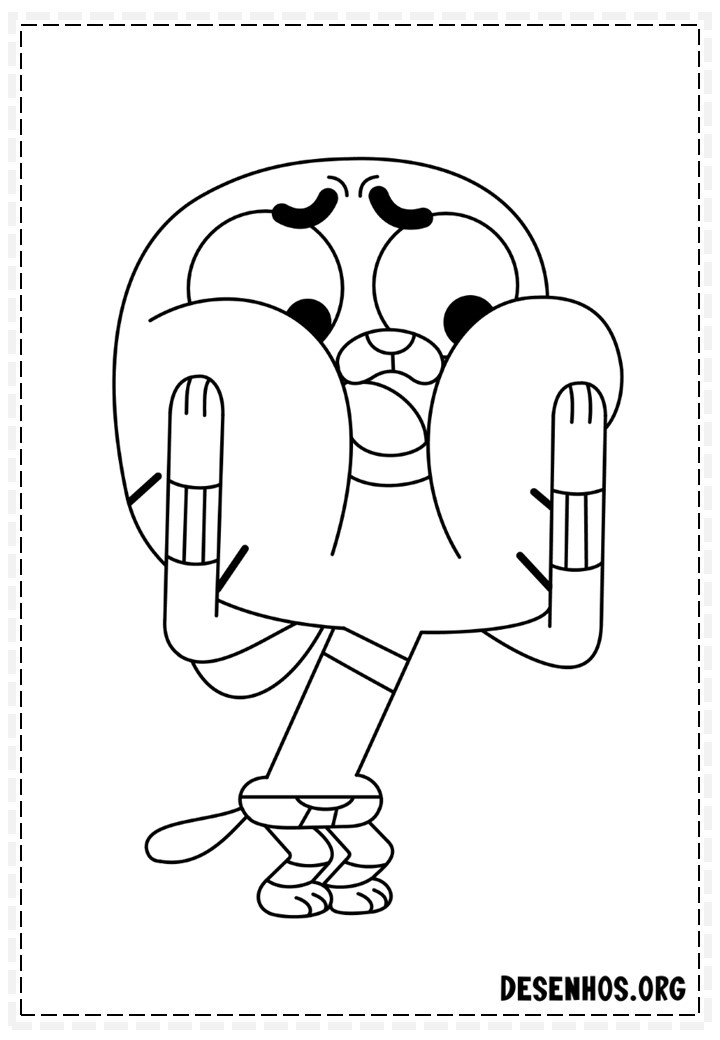 gumball para colorir 53