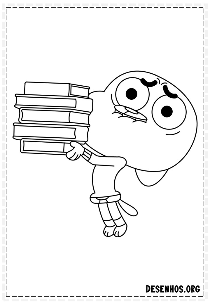 gumball para colorir 54