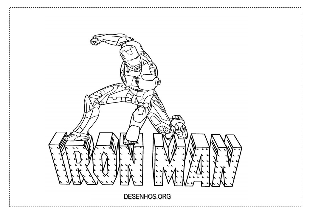 homem de ferro para imprimir 4