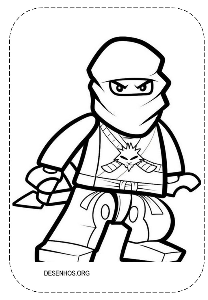 lego ninjago para colorir 102
